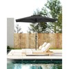 7.5ft Patio Umbrella with Push Button Tilt & Crank - 6-Rib UV Protection Waterproof for Deck/Pool/Backyard - 2 of 4