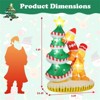 SEVOBAL Inflatable Holiday Decorations 7ft Inflatable Christmas Tree with Gingerbread Men Inflatable Christmas Decorations, Yellow, 60"*30"*84" - 2 of 4