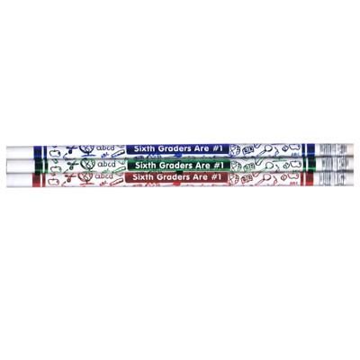 Moon Products 6th Graders Are #1 Pencils, Pack of 12/10 Packs