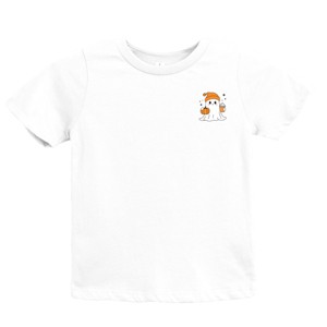 The Juniper Shop Ghost Pumpkin Spice Sparkle Youth Short Sleeve Tee - 1 of 4