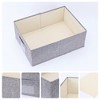 Unique Bargains Fabric Foldable Closet Storage Bins with Handles - 2 of 4