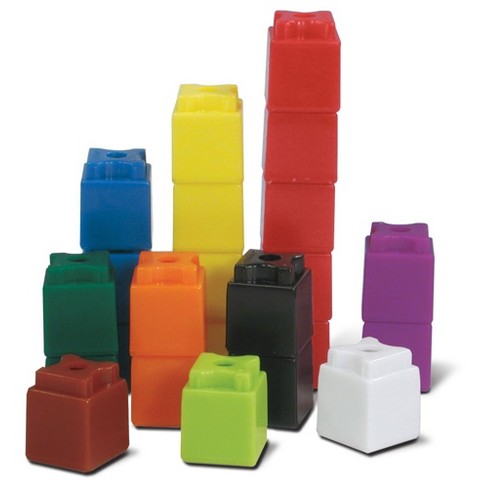 Wooden One-Size Cube Building Blocks, Set of 24, 1.5 cubes