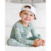 Lev Baby Boys' Bamboo Convertible Zipper Romper – Green Golf Print One-Piece Baby Boy Clothes (6–12M to 18–24M - 2 of 4