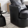 Okak 360° Swivel Barrel Chair,Plush PU Leather Accent Chair with Ergonomic Support for Living Room,Nursery,Office,Lounge - 4 of 4