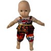 Doll Clothes Superstore Firefighter Print Doll Outfit for 14–15" Baby Dolls – Unisex Design for Boys & Girls - 3 of 4