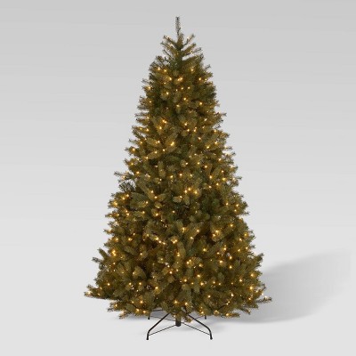 9ft Mixed Spruce Pre-Lit Full Artificial Christmas Tree Clear Lights - Christopher Knight Home