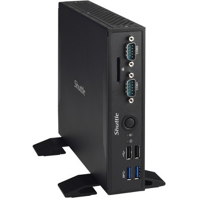 Shuttle XPC DS77U3 Nettop Computer - Core i3 i3-7100U - Slim PC - Black - Intel HD Graphics 620 - Wireless LAN