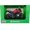 Suzuki V-Strom 1000 Red and Black with Plastic Display Stand 1/12 Die cast Motorcycle Model by Maisto - 3 of 3