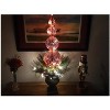 Holiday Living 3FT Pre-lit Red Finial Decorative Potted Porch Tree - 2 of 4