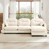 DOMETOUR Modular Sectional L Shaped Couch With Ottoman, Premium Chenille Fabric,Tufted Cushion Backrest Design for Bedrooms Living Rooms - 2 of 4