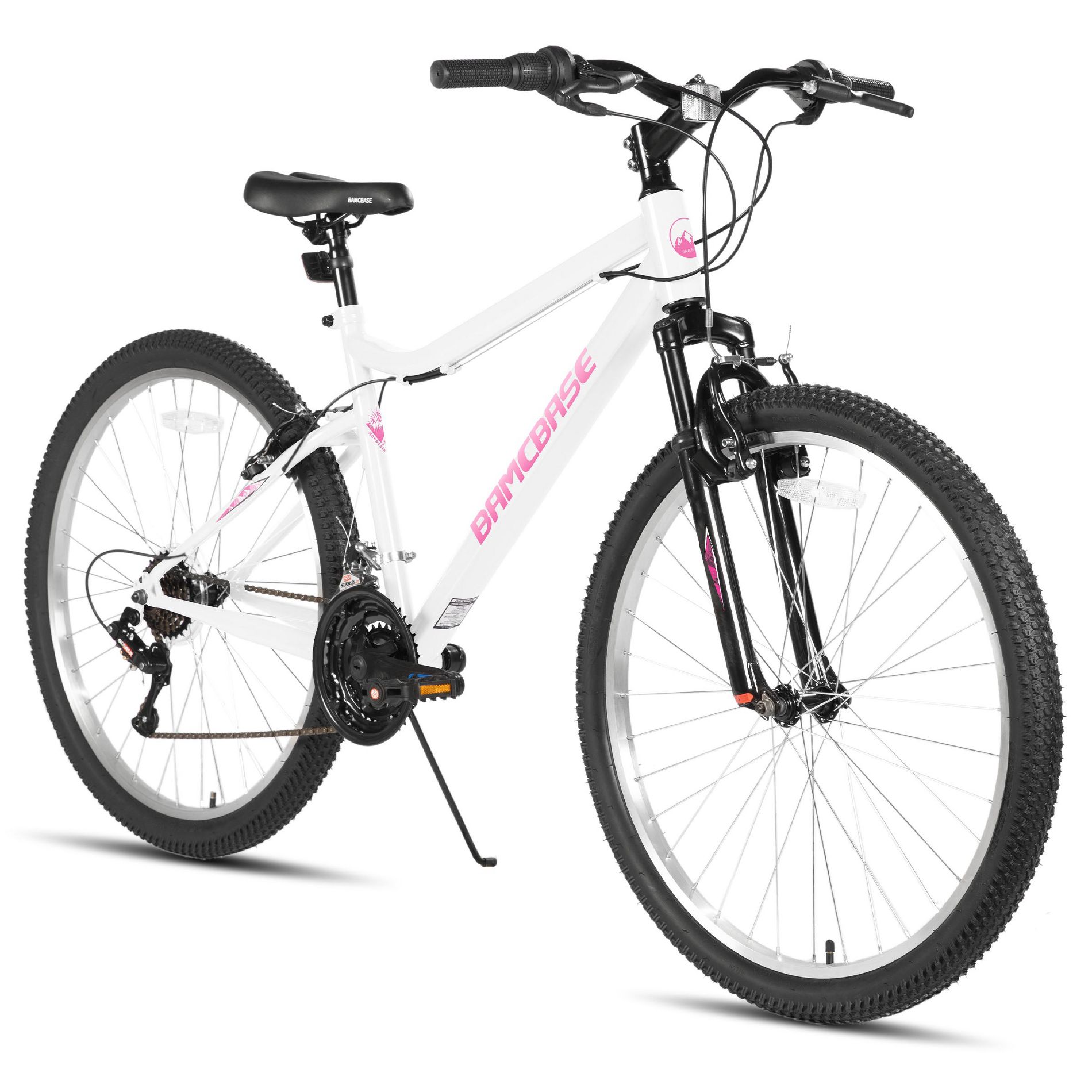 BAMCBASE 26 inch Women's Mountain Bike, White