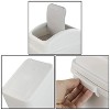 LunaLulinlk Small 4 Gallon Trash Can with Twist Top Lid for Office, Bedroom, Bathroom, Dormitory, Portable Trash Can Wastepaper Basket - 3 of 4