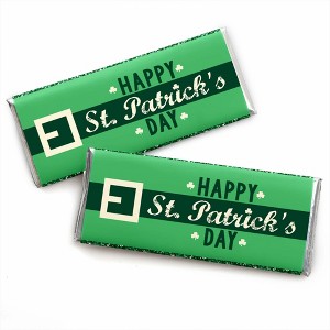 Big Dot of Happiness St. Patrick's Day - Candy Bar Wrapper Saint Paddy's Day Party Favors - Set of 24 - 1 of 4