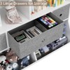 GustoWave Kids Bookshelf and Toy Storage,4-Cubby Book Shelf for Kids Rooms Decor,3-Tier Woodn Toy Organizer with Bookcase,White - 4 of 4