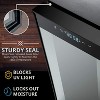Ivation 33-Bottle Dual Zone Compressor Freestanding Wine Cooler Refrigerator - Black - 4 of 4