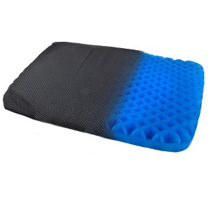 5 Star Super Deals Honeycomb Cooling Gel Support Seat Cushion with Non-Slip Breathable Cover - Ergonomic & Orthopedic Designed - 1 of 4