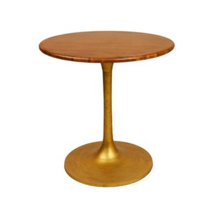 Carolina Living 30" Somerset Wood Top Round Dining Table - 1 of 4