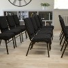 Emma and Oliver 18.5"W Church/Reception Guest Chair with Book Rack - 2 of 4