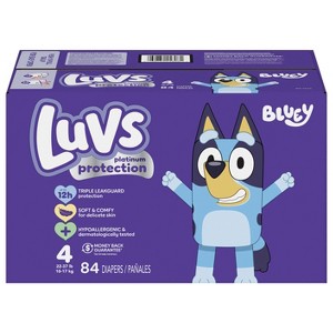 Luvs Platinum Protection Baby Diapers, Size 4, 84 Count - 1 of 2