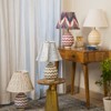 Lavender Herringbone Table Lamp - 2 of 4