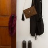 Pavilion Gift Company - Valerie Chocolate - 10.5" x 0.5" x 7.5" Oversized Clutch - Handbags - 3 of 4