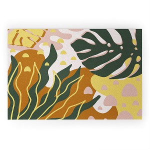 Alisa Galitsyna Floral Magic Looped Vinyl Welcome Mat - Society6 - 1 of 4