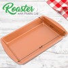 NutriChef Baking Pan w/ Plastic Lid-Plastic Lid- Non-Stick & Stylish Metallic - 2 of 4