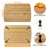 30" x 20" Noodle Board Stove Cover with Removable Legs, Countertop Bamboo Cutting Board - 4 of 4