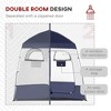 Vynxaria Outsunny Shower Tent, Pop Up Privacy Shelter for Camping, Dressing Changing Room - 4 of 4