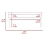 Okak Modern Rectangle Coffee Tables with Ample Storage Drawer and Hairpin Legs for Living Room/Office, Space-Saving - 4 of 4