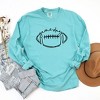 Simply Sage Market Women's Football Game Day Long Sleeve Garment Dyed Tee - 3 of 4