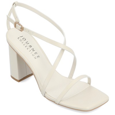 Journee Collection Womens Lenorra Covered Block Heel Sandals