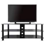 Cable Management and TV Stand for TVs up to 55" - Black