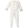 Touched by Nature Infant Organic Cotton Zipper Sleep and Play 3pk, Cactus - 4 of 4
