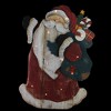 Northlight 19.5" Red and White LED Lighted Santa Claus Christmas Wooden Figure - 2 of 4