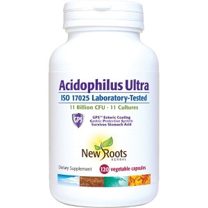 New Roots Herbal Probiotics Supplement with Acidophilus Ultra 11 billion+ 120 Count Capsules - 1 of 4