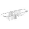LunaLulinlk (2 pack) Aluminum Silver Over The Sink Caddy Basket, Silver - 4 of 4
