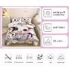 All Season Animal Comforter Set with 2 Pillow Cases, 3 Piece Soft Brushed Microfiber Kids 3D Bedding Set for Boys/Girls, Machine Washable - 2 of 3
