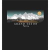 Adventure Society Grand Teton Wyoming Crew Neck Short Sleeve Adult T-shirt - 2 of 2