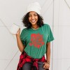 Make It Merry Cursive Distressed - Women's Short Sleeve Graphic T-Shirt - 3 of 4