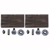 11.7" x 7.6" 2pc Industrial Pipe Wall Shelf Set - Danya B. - 4 of 4