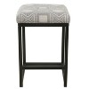 Open Back Metal Counter Height Barstool - HomePop - image 3 of 4