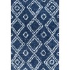 Nuloom Iola Geometric Shag Area Rug, 3' 2" x 5', Blue - 2 of 4