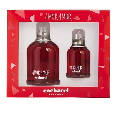 Amor Amor by Cacharel for Women - 2 Pc Gift Set 3.4oz EDT Spray, 1oz EDT Spray