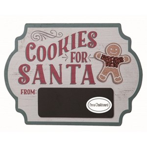 Transpac Wood White Christmas Sweet Countdown Chalkboard - 1 of 2