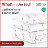 Luxury Soft Premium Christmas Duvet Cover Set - Zipper Closure & Matching Pillow Shams - CGK Linens - 2 of 4