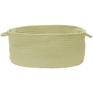 Colonial Mills Baja Stripe Basket - Natural 14"x14"x12"  100% Polypropylene Round - 1 of 1