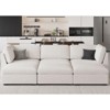 Belffin 6-Seater Sleeper Sectional - Convertible Cloud Couch with Storage & Plush Chenille - 4 of 4