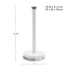 SharpChef Countertop Paper Towel Holder, Weighted Base, Non Slip, Stainless Steel Finish, Rust Proof, Fits Most Size Paper Roll - 4 of 4
