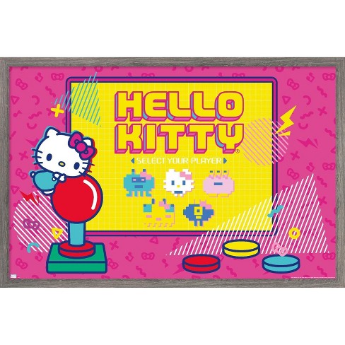 Trends International Hello Kitty - Current Happiness Unframed Wall Poster  Print White Mounts Bundle 22.375 x 34